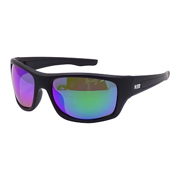 Tradies Black w/ Reflective Lens Polarised Sunnies