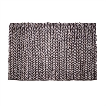 Jute Rug Thick Grey