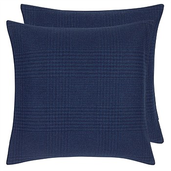 Dudley Glen Plaid Ink Cushion