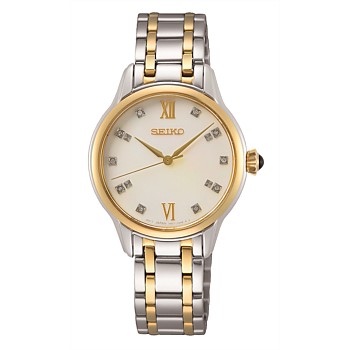 Seiko Conceptual Series Ladies Dress Watch - Silver & Gold