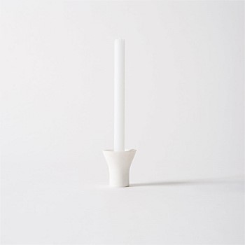 Flare Candle Holder White