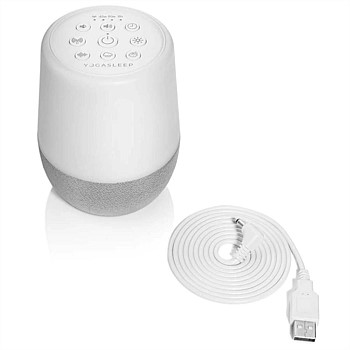 Duet White Noise Machine with Night Light and Wireless Speaker