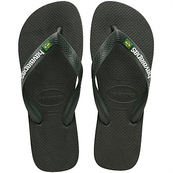 Brazil Logo Flip Flops