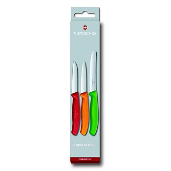 Victorinox Classic 3pce Paring Knive Set