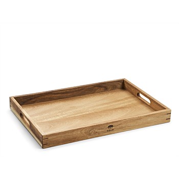 Acacia Wooden Tray w/handles