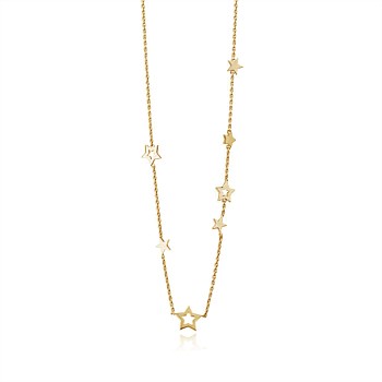 Stargazers Pendant 70cm Gold Plate