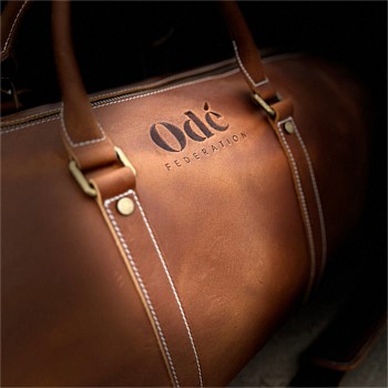 Leather Weekender Bag