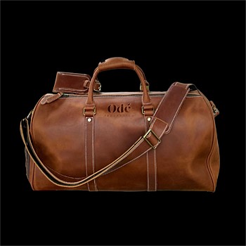 Leather Weekender Bag