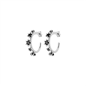 Baroque Earrings Onyx