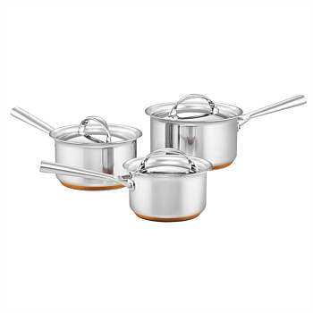 Per Vita 3 Piece Saucepan Set