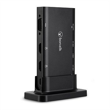 Desktop Series 9 in 1 USB-C Multiport Hub (Black)