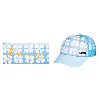 Happy Wednesday Pencil Case, & Honey Coconut Trucker Cap