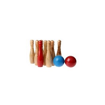 Wooden Skittle Set