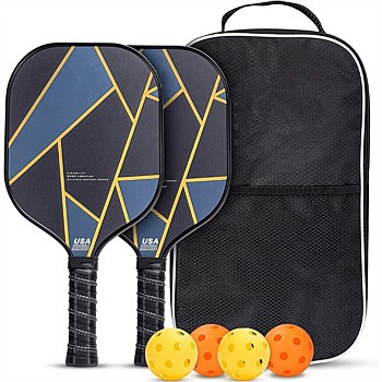 Pickleball Set 2 x Paddles, 4 x Balls, 1 x bag