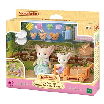 Sunny Picnic Set Fennec Fox Sister & Baby