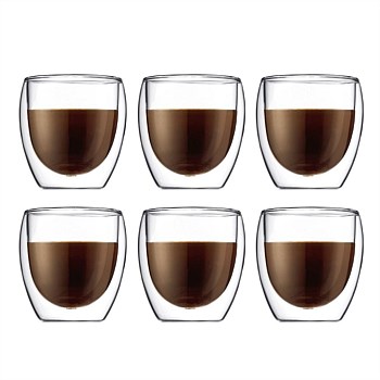 Pavina Double Wall 250ml 6 Piece Set