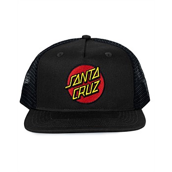 Classic Dot Patch Men's Snapback Curved Peak Cap