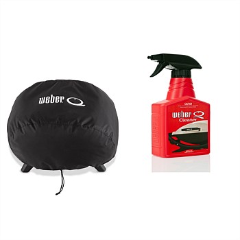 Weber Bundle Q1000N Baby Cover & Q Cleaner