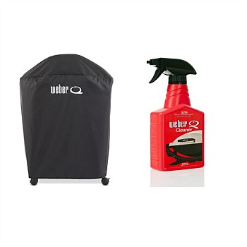 Weber Bundle Q3100N+ Cover & Q Cleaner