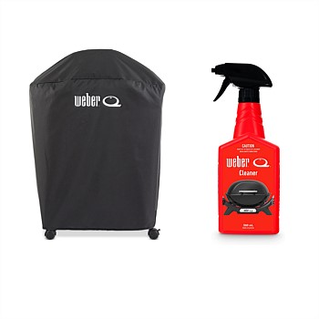 Weber Bundle Q3100N+ Cover & Q Cleaner