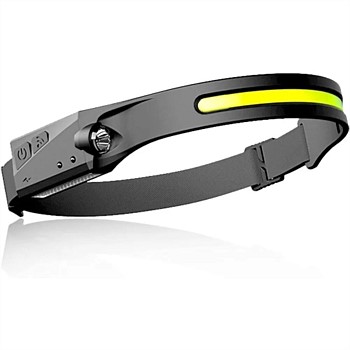 2Pk Strip Headlamp 350 Lumins Rechargeable