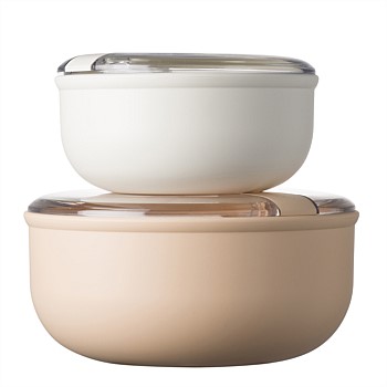 Pull Box 2pce Container Set Round