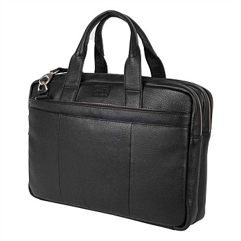 Boston Leather Satchel