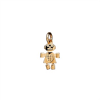 Mini Girl Robot Charm