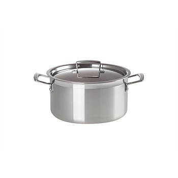 3-ply Stainless Steel Deep Casserole