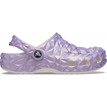 Classic Iridescent Geo Clog Kids