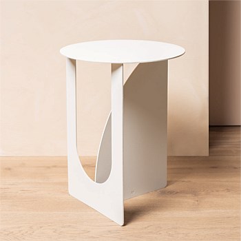 Arch Side Table - White