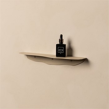 Fold Wavy Shelf 350 - Limestone