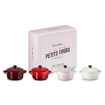 Petits Fours Set of 4 Mini Casseroles