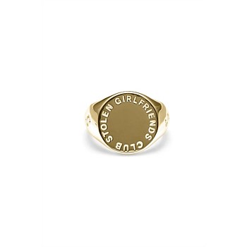 Text Logo Sov Ring