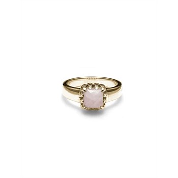 Baby Claw Ring Rose Quartz