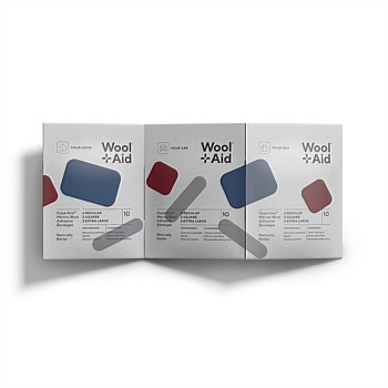 WoolAid On-The-Go 3 pack Bandage Set