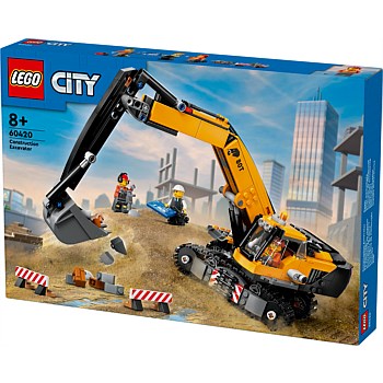 60420 LEGO City Yellow Construction Excavator