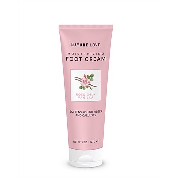 Nature Love 226ml Moisturizing Foot Cream Rose Oil + Vanilla