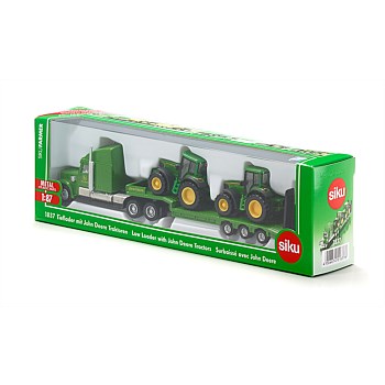 SIKU 1837 1:87 Freightliner with 2 John Deeres