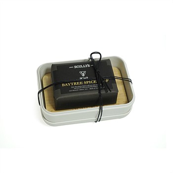 Men's Bay Tree Spice Soap & Dish Set