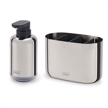 Joseph Joseph Luxe Toothbrush Caddy & Soap Dish (S/S)