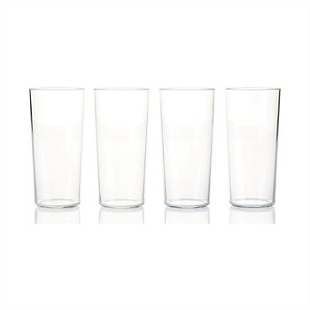 Tupperware Clear Tumblers 400ml (Set of 4)