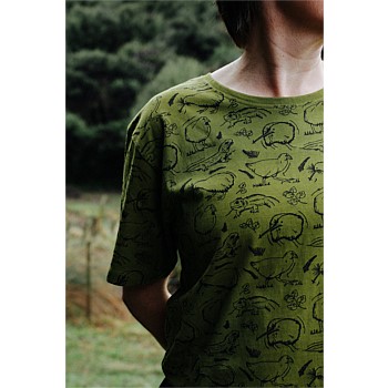 Tui Tee - Kiwi Print