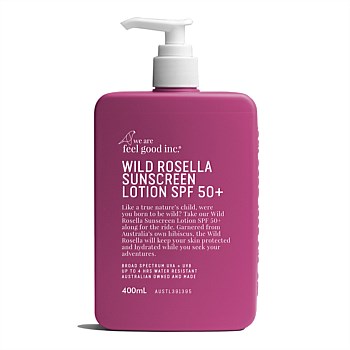 Wild Rosella Sunscreen Lotion SPF50+ 400mL