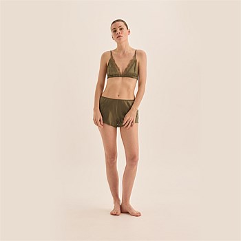 Opal Pure Silk Bra and Short Set