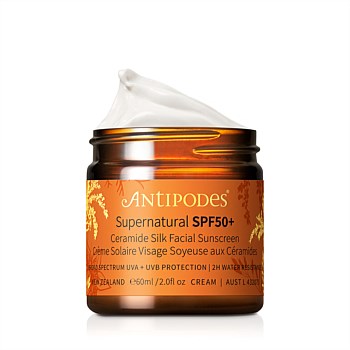 Supernatural SPF50+ Ceramide Silk Facial Sunscreen