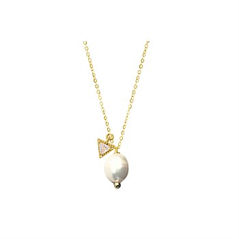 Pearl and Prism Necklace