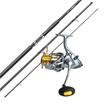 Avenger 6000 Spinning Rod and Reel Rock Fishing Set