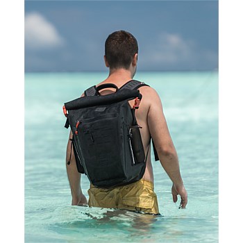 Adventure Waterproof Obsidian Black Backpack