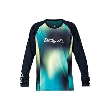 Sendy Kids Swirl Long Sleeve MTB Jersey